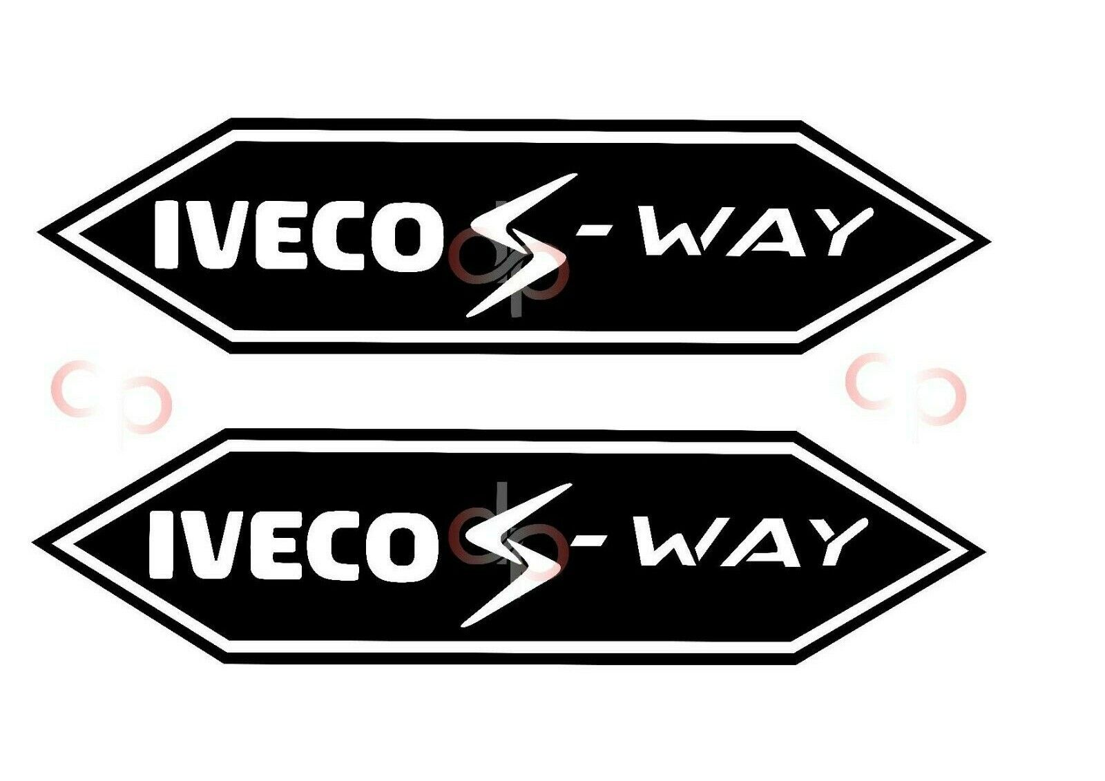NEW IVECO S-WAY LONG DIAMOND x2 STICKER D At the price STRALIS HAULAGE ENTHUSIAST