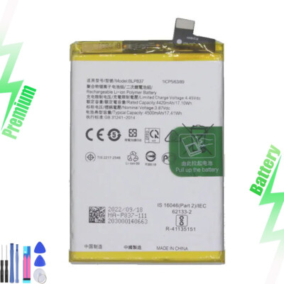 Suitable For OPPO Realme 8 Pro Mobile Phone BLP837 New Internal Battery 4500mAh