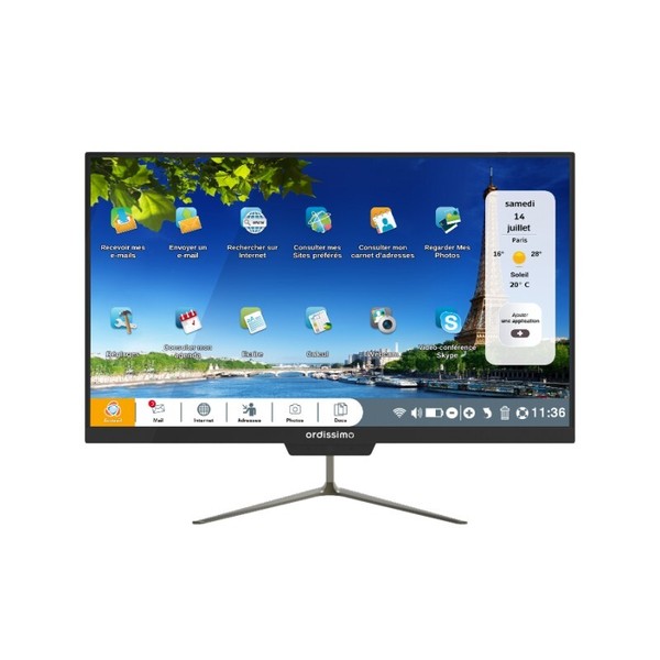 Ordissimo Clara 2 23,8" FHD Pentium N5030 1,10 GHz 256 GB SSD 6 GB Ram Wi-Fi