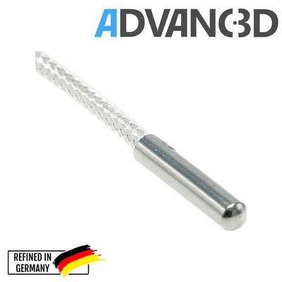Temperatursensor Thermistor Thermoelement PT100 bis 400°C 200cm Advanc3D Hotend