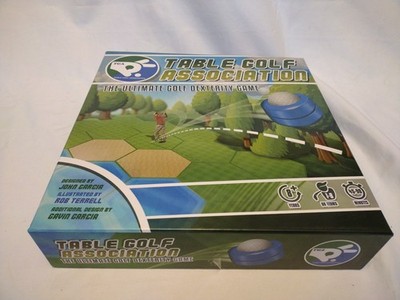 Table Golf Association Ultimate Golf Geschicklichkeitsspiel OFFENE BOX, VERSIEGELTER INHALT 