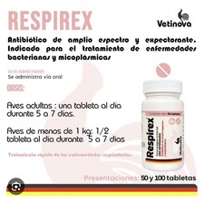 Respirex Vetinova 100 Tablets For Poultry Respiratory Problems