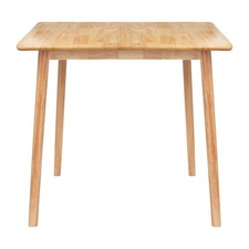 Square Wooden Dining Table - 90cm x 90cm - Natural