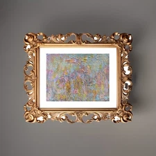 Original Painting Acrylic Wall Art Matted 11"x 14" Abstract Decor Jimarieart