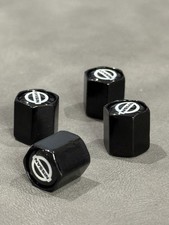 4pcs Black Tire Valve Stem Caps Fit For Nissan Wheel Air Dust Covers