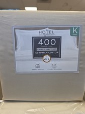 Hotel Signature Egyptian Cotton 400 Thread Count 6-piece King Sheet Set GRAY