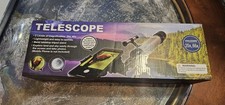 STEM Kids Tabletop Telescope  Tripod Stand, 360mm x 50mm 18x-27x-60x-90x Zoom 