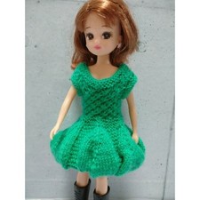 [Sale] Licca-chan, Neo Blythe Knit Dress Green