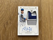 Javier Baez 2014 National Treasures Gold Rookie Auto Patch RPA #’d 14/25
