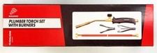 Toolzone Plumber Gas Torch Kit Brazing Soldering Paint Stripping Pipe Work DIY