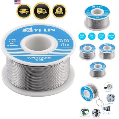 60/40 Solder 100g Tin Lead Rosin Core Solder Wire For Electrical Soldering 0....