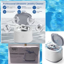 Ultrasonic CLEANER Jewelry Retainer Denture Cleaner Portable Cleaning ATL125