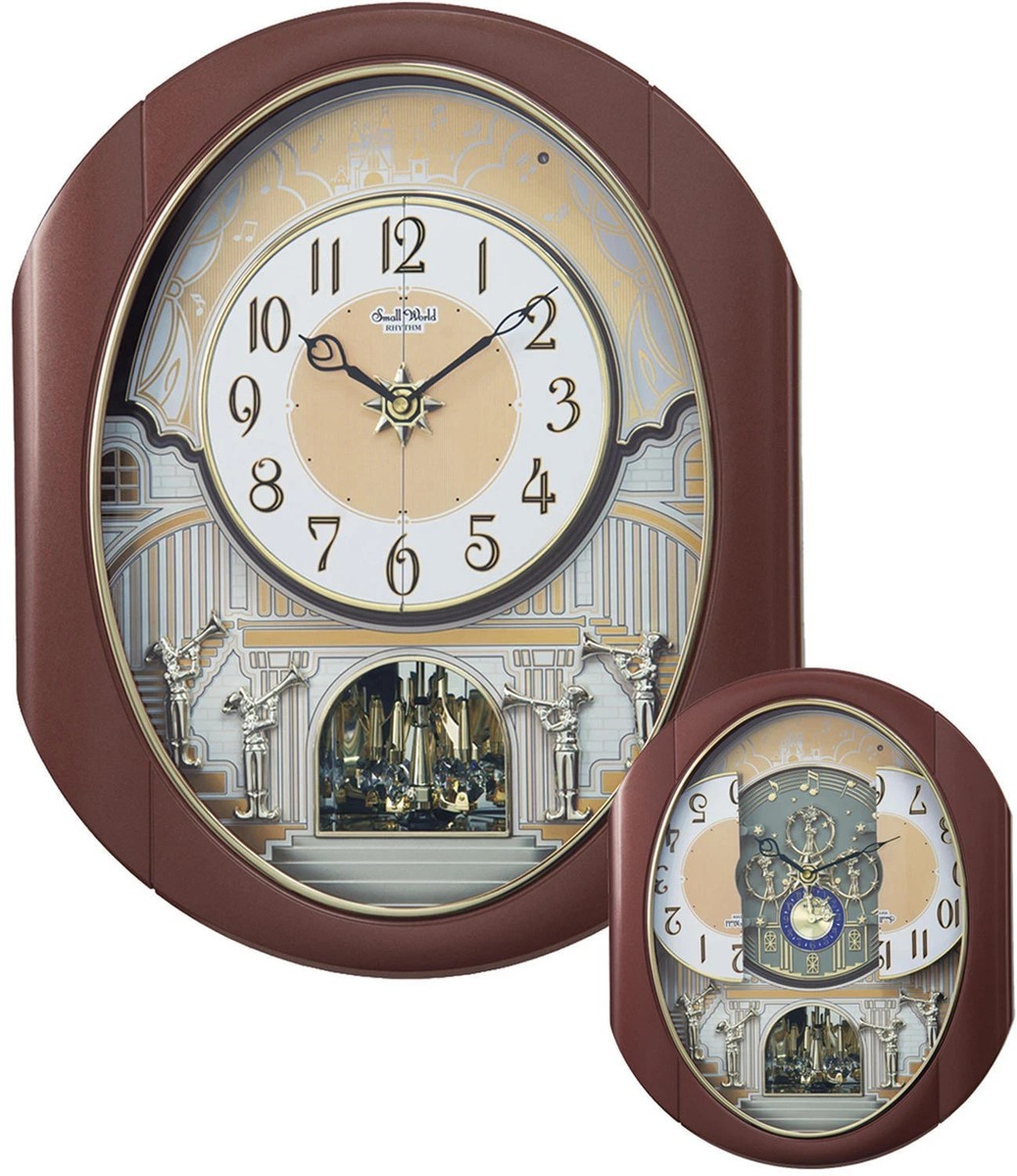 Rhythm 4MH439WU06 Palacio Timecracker Musical Wall Clock | eBay