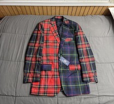 Vineyard Vines Plaid Multicolor Tartan Sport Coast Blazer Size R-38 NWT 750