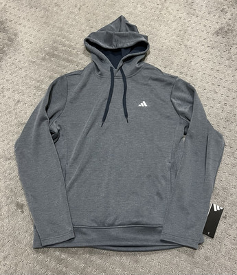 Adidas Elevated Pullover Hoodie Crew Navy ADVR0902 Men s Size XL