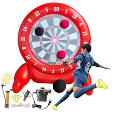 6Ft Tall Giant Kick Darts Games Inflatable Giant Kick Darts 6.4 FT Red