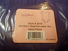Revolution Dancewear Scoop Front Leotard Size ADULT PETITE