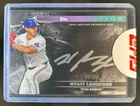 2024 Topps Inception Wyatt Langford Silver Signings Auto RC #10/125 Rangers