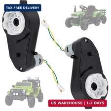 2Pcs Powered Wheels Motor 12V 40000RPM Kids Ride On Car Gearbox Motor Powered Wh