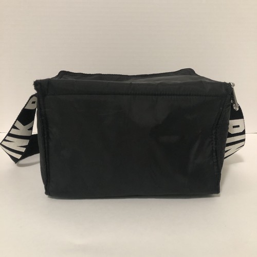 Pink By Victoria Secret Lunch Bag Black Cooler Love Pink - Picture 3 of 10