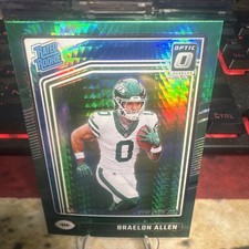 2024 Panini Donruss Optic - Rated Rookie Braelon Allen #211 Green Hyper Prizm  