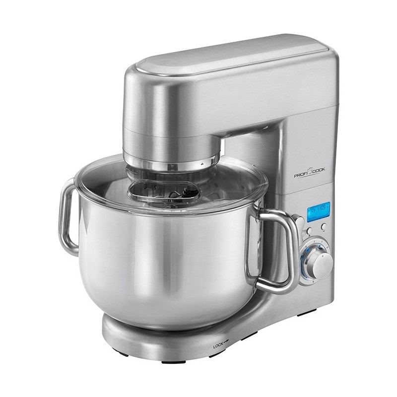 Pétrisseur Proficook PC-KM 1096 1500W en fonte d'aluminium et cuve inox 10L haute performance