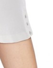 Just My Size Women’s White Pull On Capri Pant W/Bling Tab Hem Size 0X NWT — photo 2