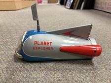 + Masudaya Modern Toys Japan Tin Battery Operated Planet Explorer Ship Working