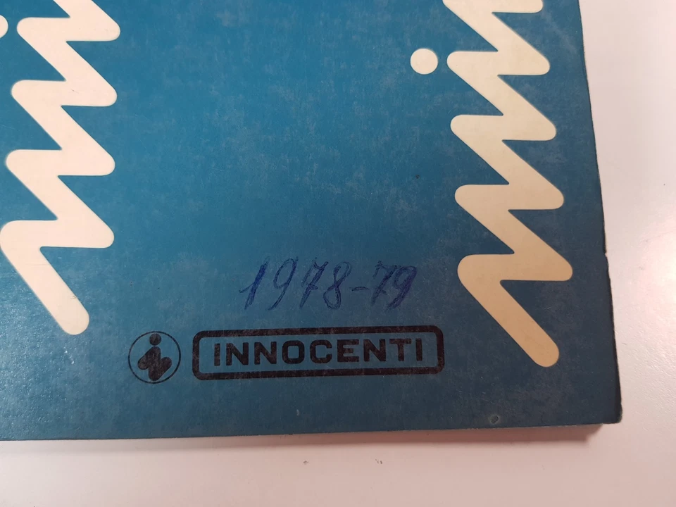 Manuale uso e manutenzione Innocenti Mini 90 e Mini 120 originale edizione. 1978 - Immagine 2 di 4