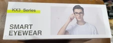 Smart Eyewear KX3 Series clear non-prescription lenses wireless speaker for men
