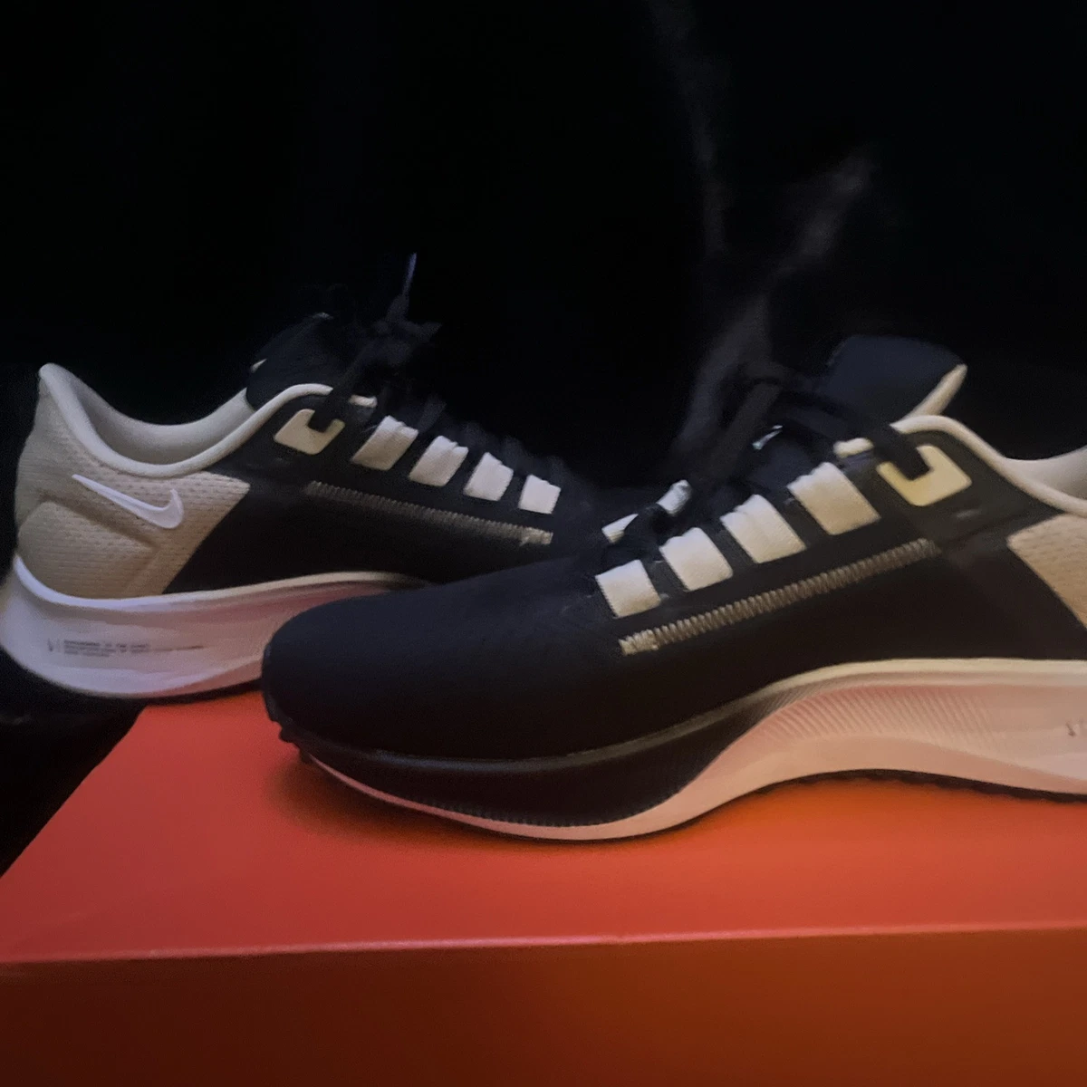 Nike Air Zoom Pegasus 38 New Orleans Saints Shoes Size M 8.5/ W 10 NIB Nike Air Zoom Pegasus 38 New Orleans | Mercari main image 2
