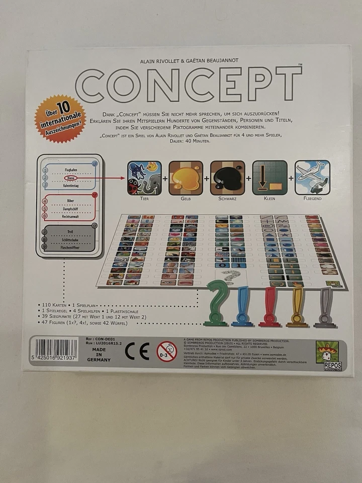 Concept Spiel Deutsch, Strategie, 10+ Jahre, 4-12 Spieler - Bild 2 von 4