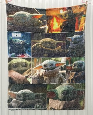 Star Wars Baby Yoda 40x50 Inch Throw Blanket Cover Soft Bedding Gift Wall