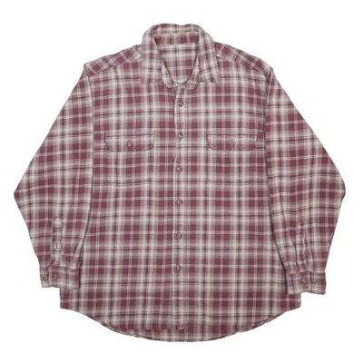 FIELD & STREAM Hommes Marron & Crème Chemise à Carreaux XL Décontracté Coton - Photo 1/4