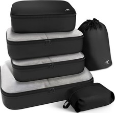 6PCS Travel Packing Cubes for Suitcases   Luggage Organizer Bags for Men  Women