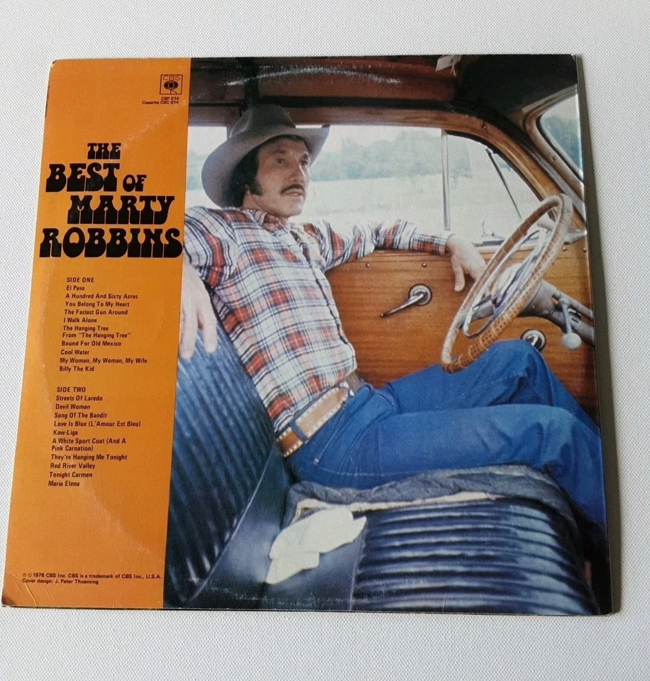 The Best Of Marty Robbins Vinyl Record 1976 - Image 2 of 4