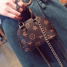 Girls Mini Fashion Dome Crossbody Handbag, Toddler Girls Purse, Kids Handbag