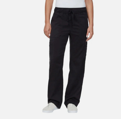 Buffalo Women's Pull-on Tencel Cargo Pant, Black, Size Medium