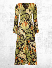 Womens Joe Browns Tyler Statement Floral Maxi Dress Black Boho (A Bit Defect)