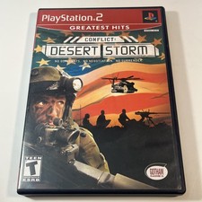 Conflict: Desert Storm (PlayStation 2, 2002) Greatest Hits CIB Complete Tested