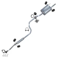 Stainless Steel Resonator Muffler Kit w/ Hangers fits: 1999-2000 Civic & EL 1.6L