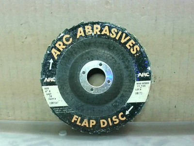 ARC 10803AF Angle Face Flap Disc. 4''x 5/8'' 36 Grit 15,150rpm (1