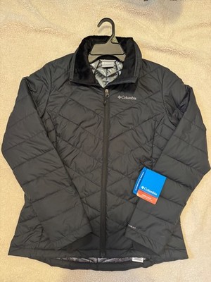 Columbia black Omni-heat heavenly tm jacket women s size M