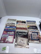 19 Vintage Cross Stitch Magazines and Booklets from 1988-1991