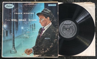 Frank Sinatra in the wee small hours 1955 Capitol W581 Vinyl LP Vintage Record 