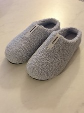 Bombas Sunday Slipper Women's Faux Sherpa Slipper Plush Foam Footbed Sz 9