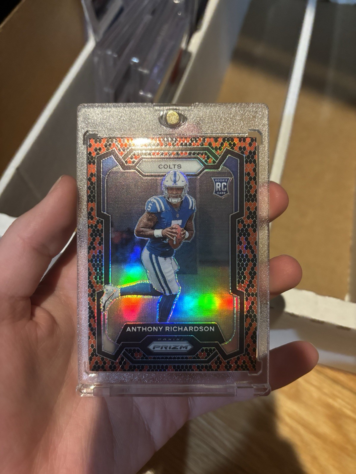 2023 Anthony Richardson Panini Prizm Snakeskin Case Hit Rookie Rc 343