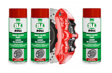 3x 400ml Bremssattellack ROT Spray Bremsen Tuning +230°C BOLL 001111