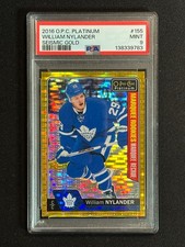 PSA 9 William Nylander Marquee Rookies /50 Seismic Gold 2016-17 OPC Platinum