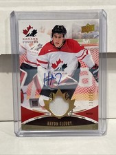 Haydn Fleury 139/199 Auto Patch 2016 Team Canada Juniors Winnipeg Jets 
